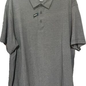 George XL Striped Stretch Polo Shirt - NWT